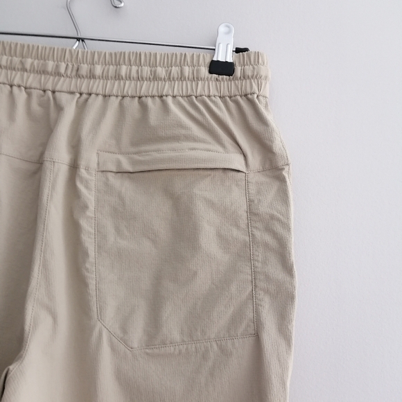 Lululemon Men's Bowline 8" Shorts Stretch Ripstop in Trench Tan Khaki Small - Picture 8 of 16